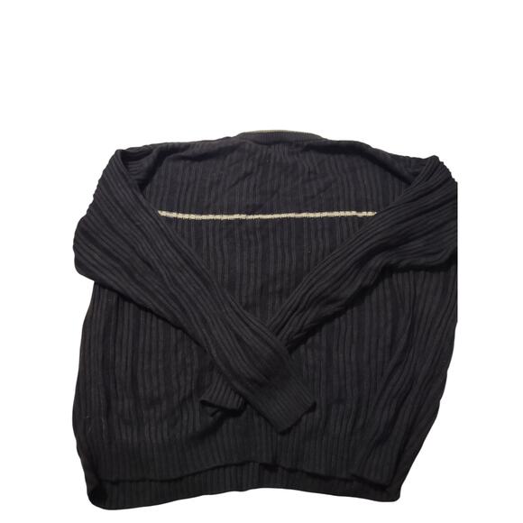 VTG Extreme Gear Stripe Sweater Large Grunge Hipster Preppy Unisex Oversized - Picture 4 of 4